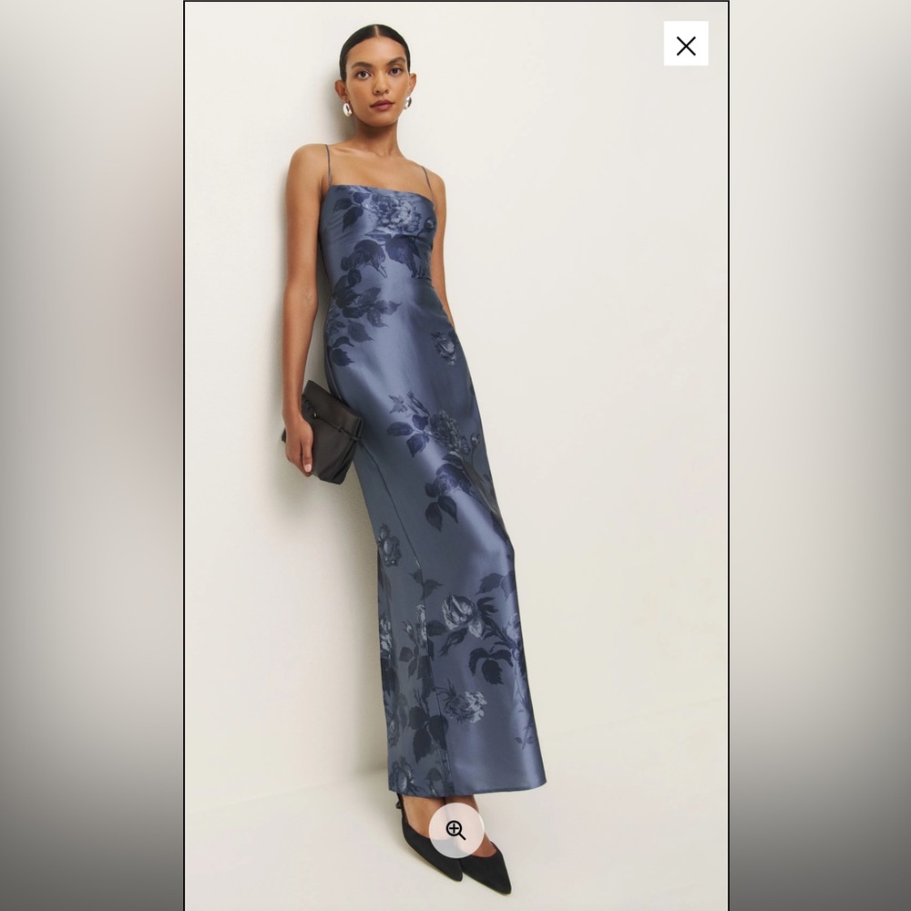 Frankie Silk Dress - Trieste Border